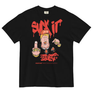 Suck It! Heavyweight Black Tee